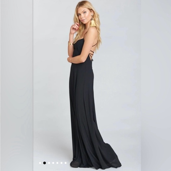 Show Me Your MuMu Dresses & Skirts - Show Me Your Mumu Black Godshaw Goddess Gown - Small
